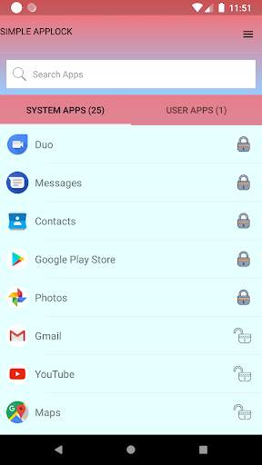 Simple App Lock screenshot 1