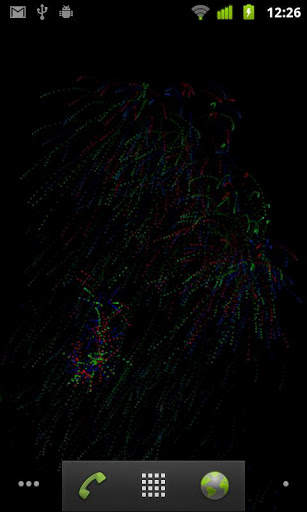 Crazy Particles Live Wallpaper screenshot 1