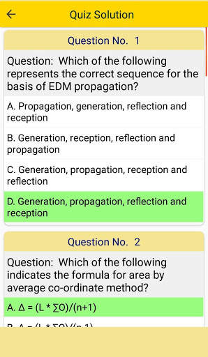 Surveying MCQs screenshot 8