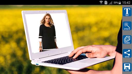 Laptop Photo Frames screenshot 1