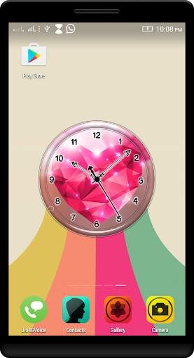Diamond Heart Clock Live WP screenshot 4