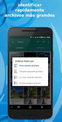 WhatsApp limpiador de archivos,Copiadora de estado screenshot 2