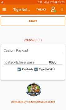 TigerNet VPN screenshot 2