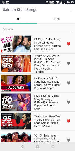 Salman Khan Hindi Hit Video Songs screenshot 1