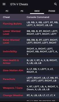 Cheats for GTA 5 - Xbox, PS4, PC, Phone screenshot 3
