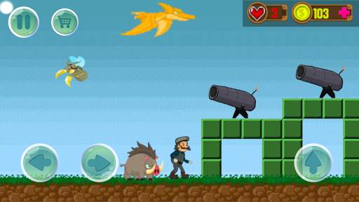 Super Plumber Adventures World 2D Retro Game screenshot 5