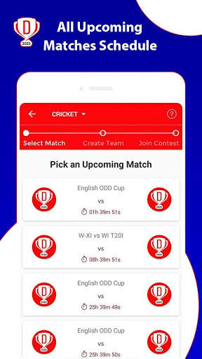 Myteam11 App : Cricket Earn Money Guide स्क्रीनशॉट 1