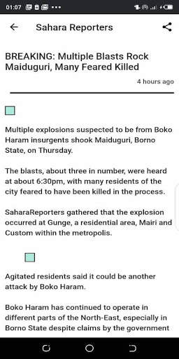 Sahara Reporters News App screenshot 2