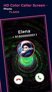 HD Color Caller Screen - Phone Flash 4 تصوير الشاشة