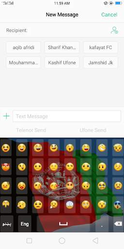 Afghan Flag Pashto Keyboard screenshot 6