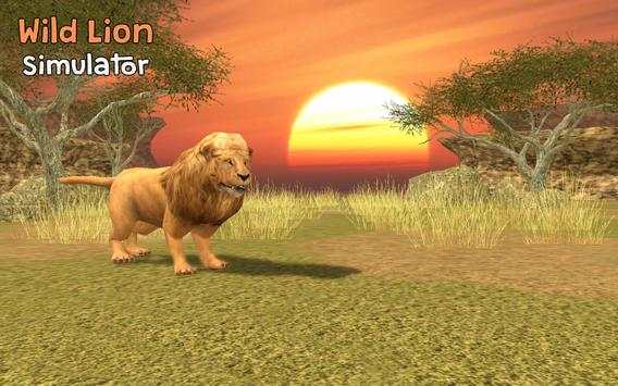 Wild Lion Simulator 3D 1 تصوير الشاشة