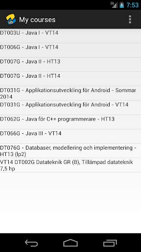 Miun Moodle (för anställda) screenshot 3