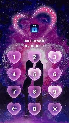(FREE) Love  - App Lock Master Theme 2 تصوير الشاشة