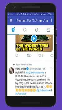 Fastest For Twitter Lite screenshot 3