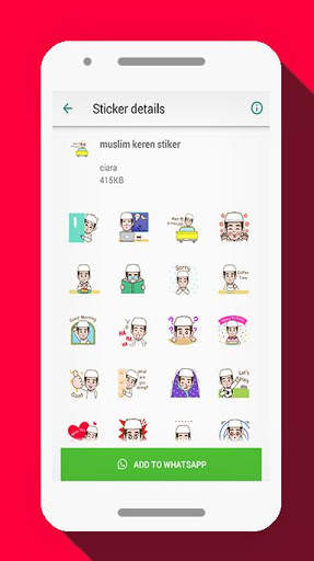 Stiker WA Cowok Muslim Keren screenshot 5