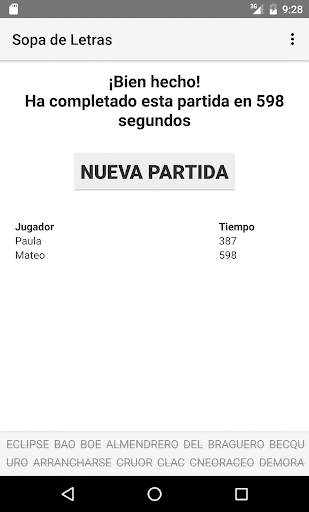 Sopa de Letras screenshot 4
