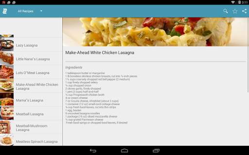Lasagna Recipes Free screenshot 5