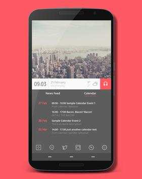 Pinkmotion for Kustom KLWP 2 تصوير الشاشة