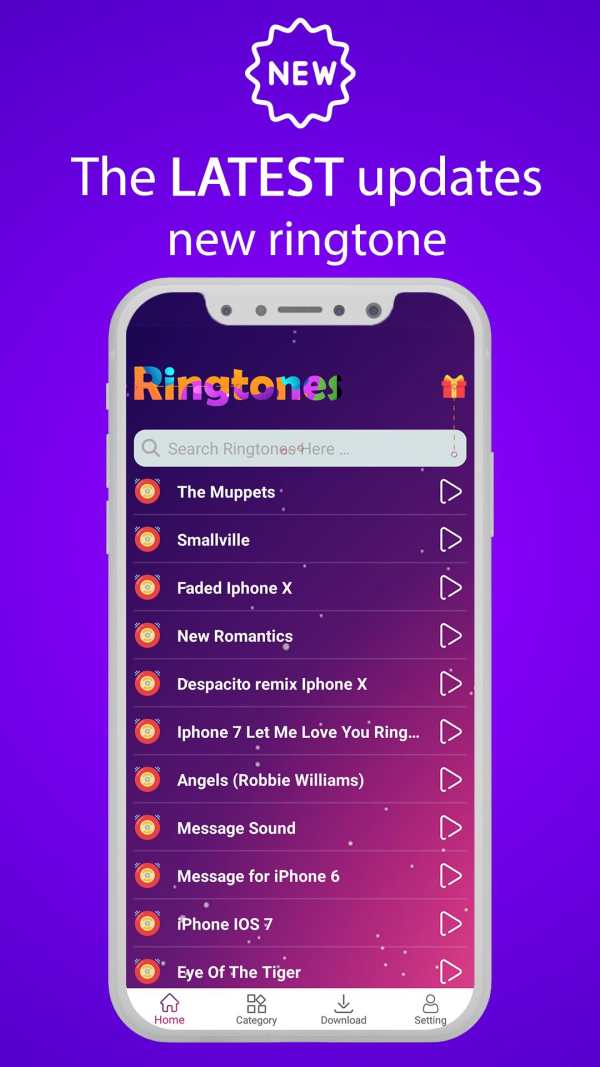 Free Ringtones – New Ringtones screenshot 1