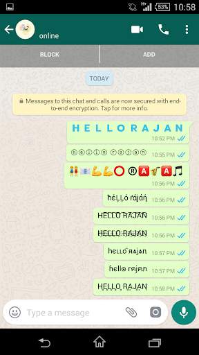 Fonts For WhatsApp - Stylish T screenshot 5