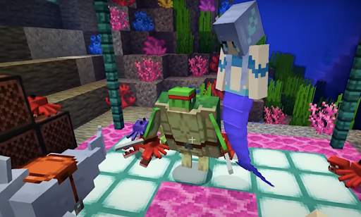 mermaid tails skin minecraft screenshot 3