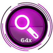 Cámara de aumento inteligente con flash icon