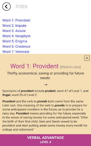 Verbal Advantage - Level 4 screenshot 6