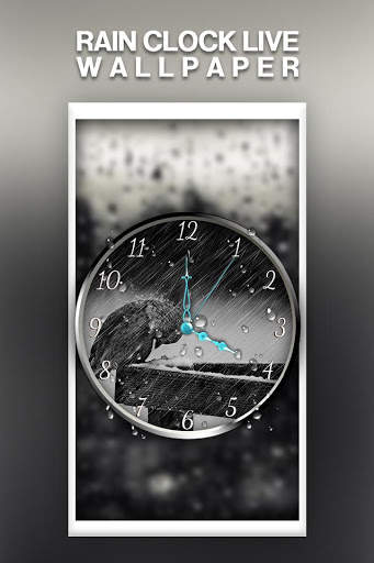 Rain Clock Live Wallpaper screenshot 3