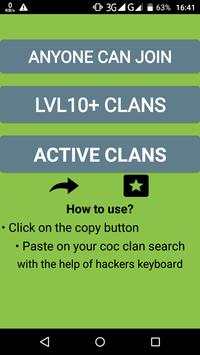 Clans for coc screenshot 1