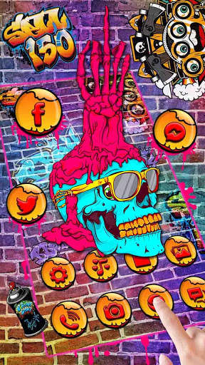 Skull Hand Themes Live Wallpapers screenshot 2
