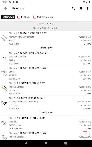 Digi-Key screenshot 8