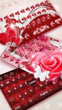 Love Heart Keyboard Theme screenshot 3