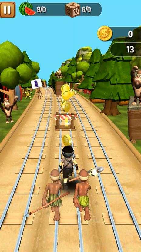 Subway Ninja Surf Run - Escape The Jungle Temple 2 screenshot 3
