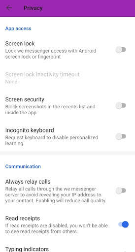 We Messanger- Free Video Calls and Chats screenshot 4