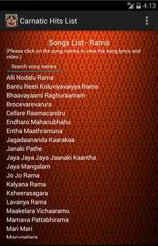 Carnatic Hits screenshot 5