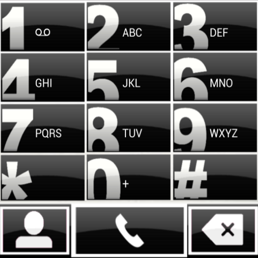 THEME BIG WHITE FOR EXDIALER icon