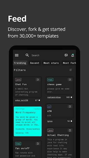 Dcoder, Compiler IDE :Code & Programming on mobile screenshot 4