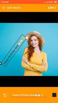 Birthday video maker for love with photo and song screenshot 3