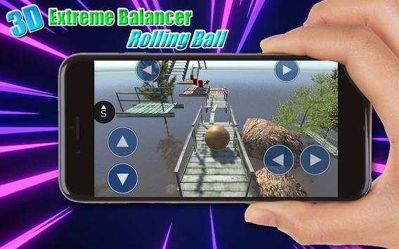 3D Extreme Balancer Rolling Ball screenshot 3