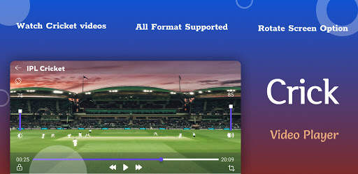 Crick Player - Watch Cricket HD Videos screenshot 1