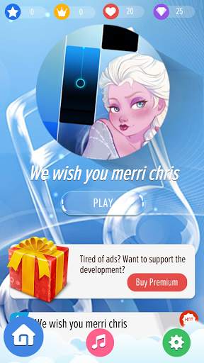 Piano Tiles Elsa Game - Let It screenshot 1