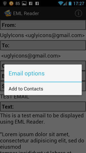 EML Reader FREE screenshot 3