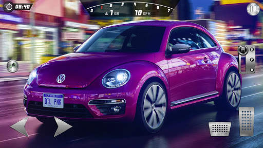 Beetle Classic Car: Crazy City Drift, Drive Stunts screenshot 9