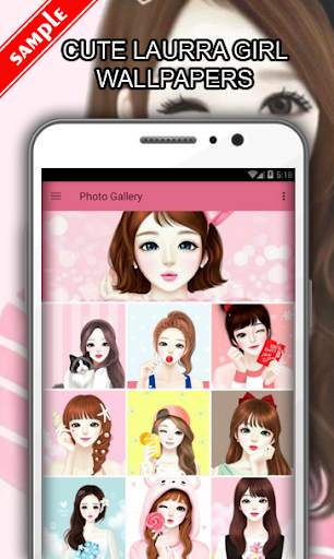 Cute Laurra Girl Wallpapers screenshot 1