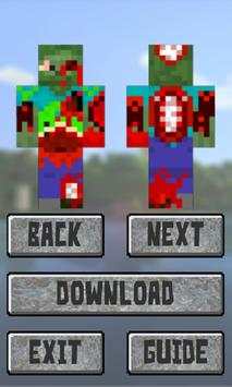 Zombie Skins For Minecraft: Pocket Edition screenshot 1