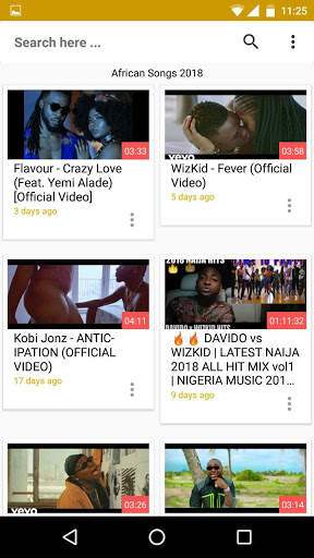 African Music Videos screenshot 1