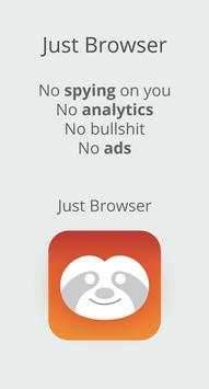Just Browser screenshot 1