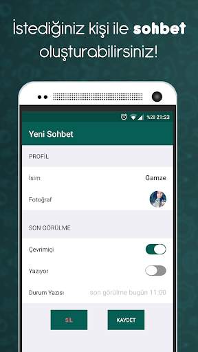Fake Chat Maker - WhatsMessage screenshot 3