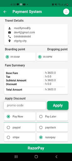 Bus365 - Bus Reservation App screenshot 6