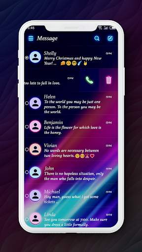 Fashion Theme - Sms, Color theme screenshot 2